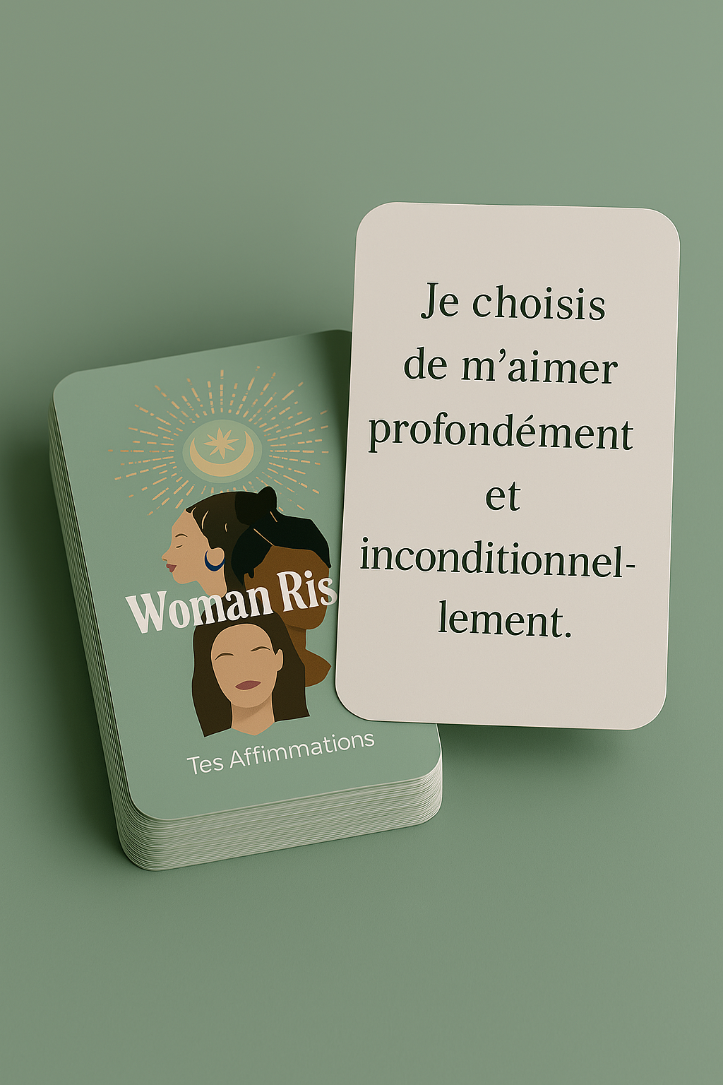 Cartes d’affirmations positives Woman Rise