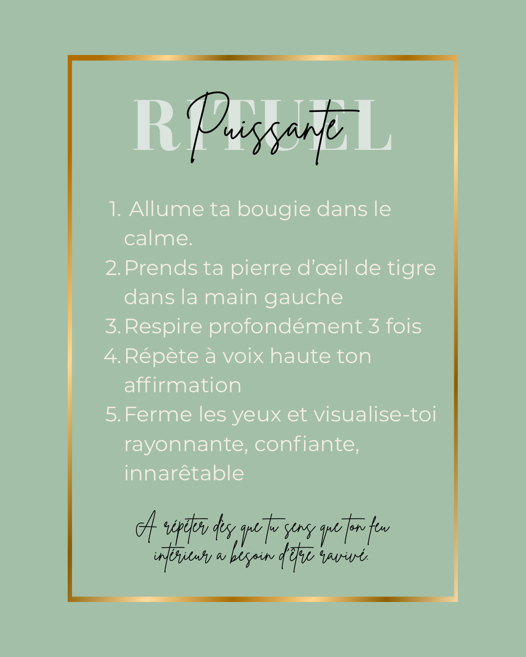 Bougie “Puissante” – Collection Féminité Révélée
