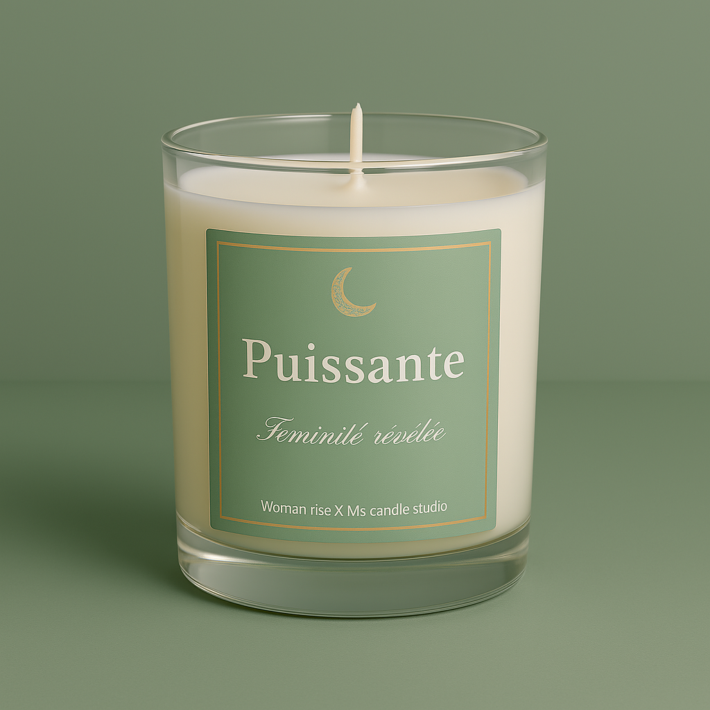 Bougie “Puissante” – Collection Féminité Révélée
