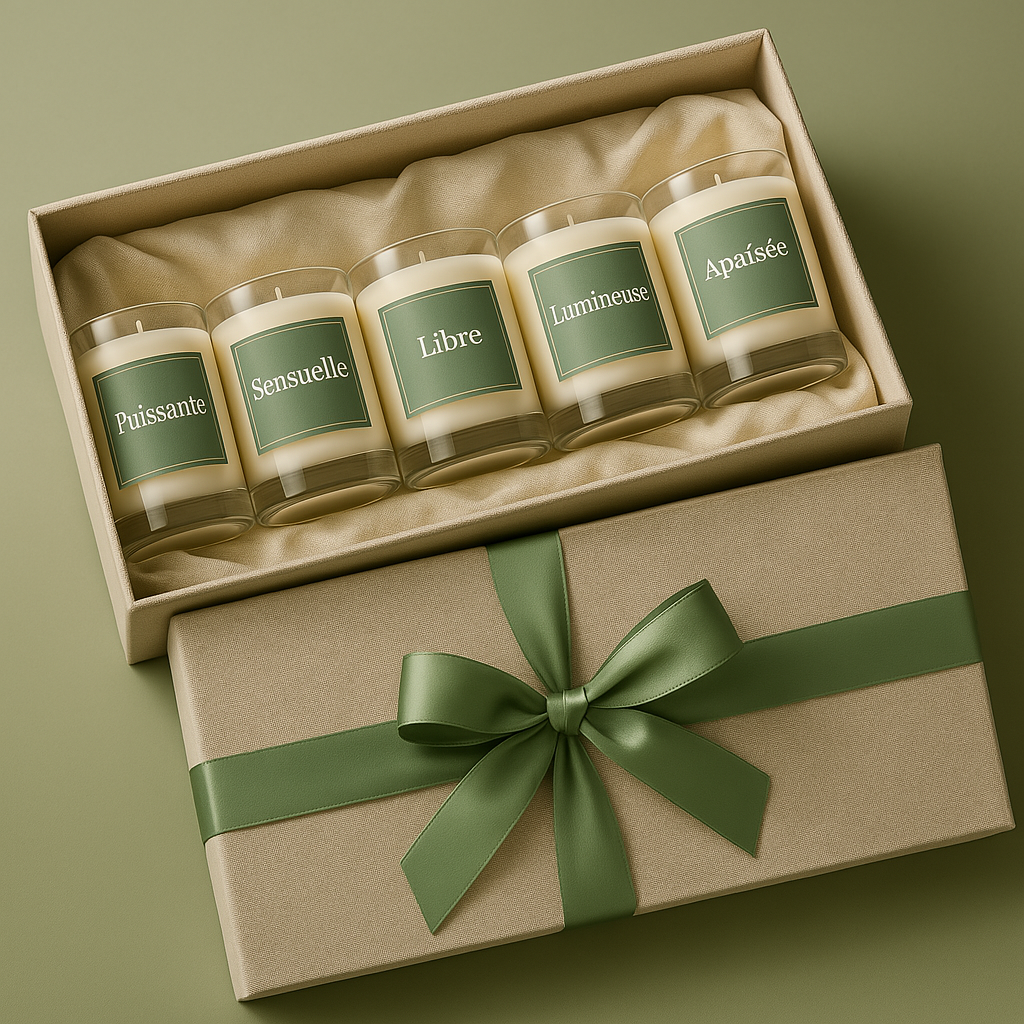 Coffret Féminité Révélée - Les 5 bougies de la collection