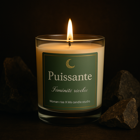 Bougie “Puissante” – Collection Féminité Révélée